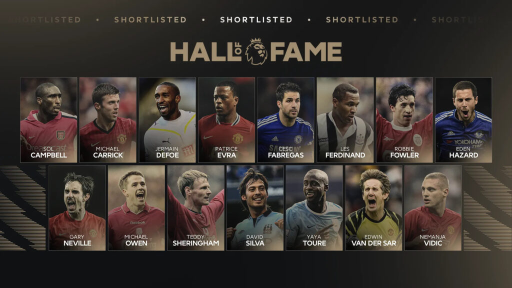 15 foști mari fotbaliști din Premier League, nominalizați pentru includerea în Hall of Fame