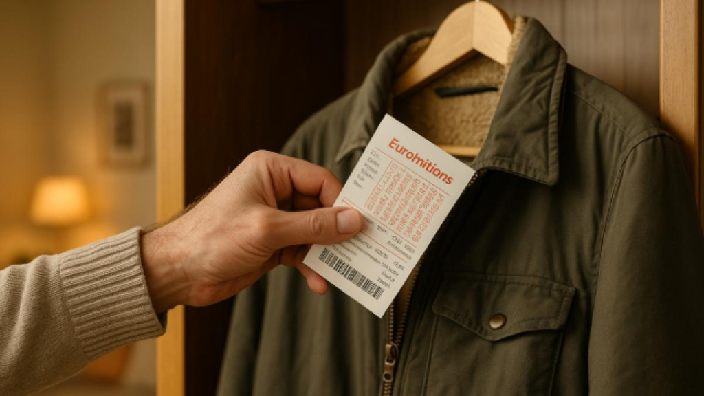 A uitat biletul la LOTO 6 luni într-o jachetă și a încasat 15,3 milioane de euro