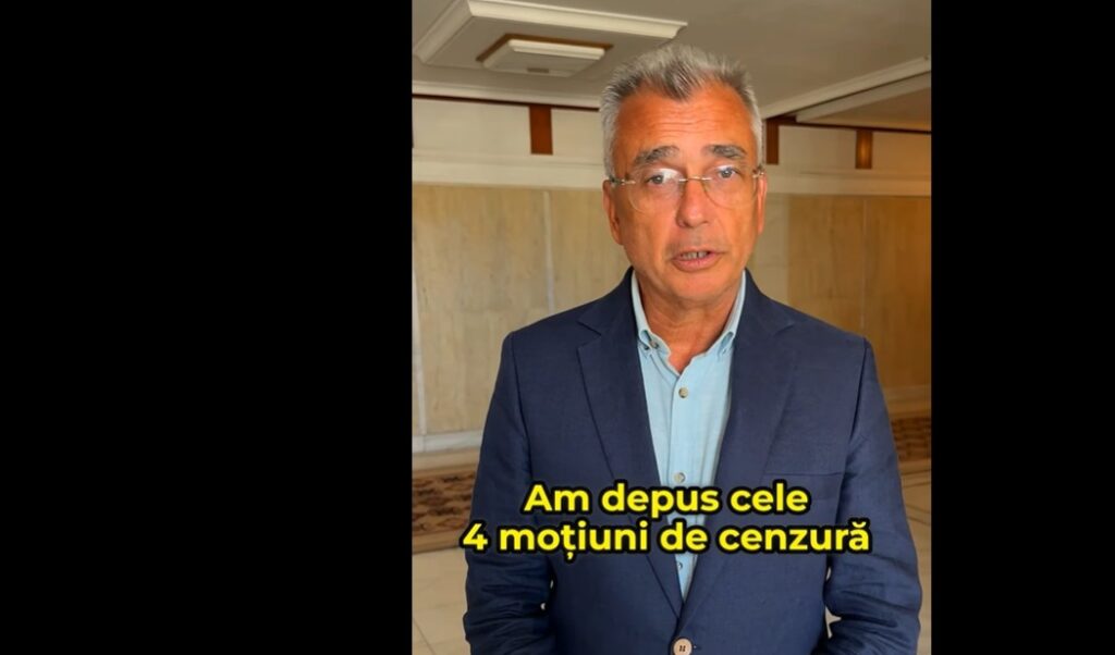 AUR a depus patru moţiuni de cenzură