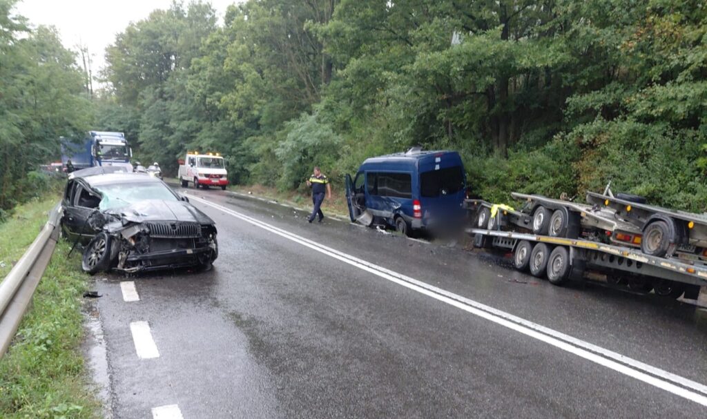 Accident rutier pe DN 1 Cluj-Napoca