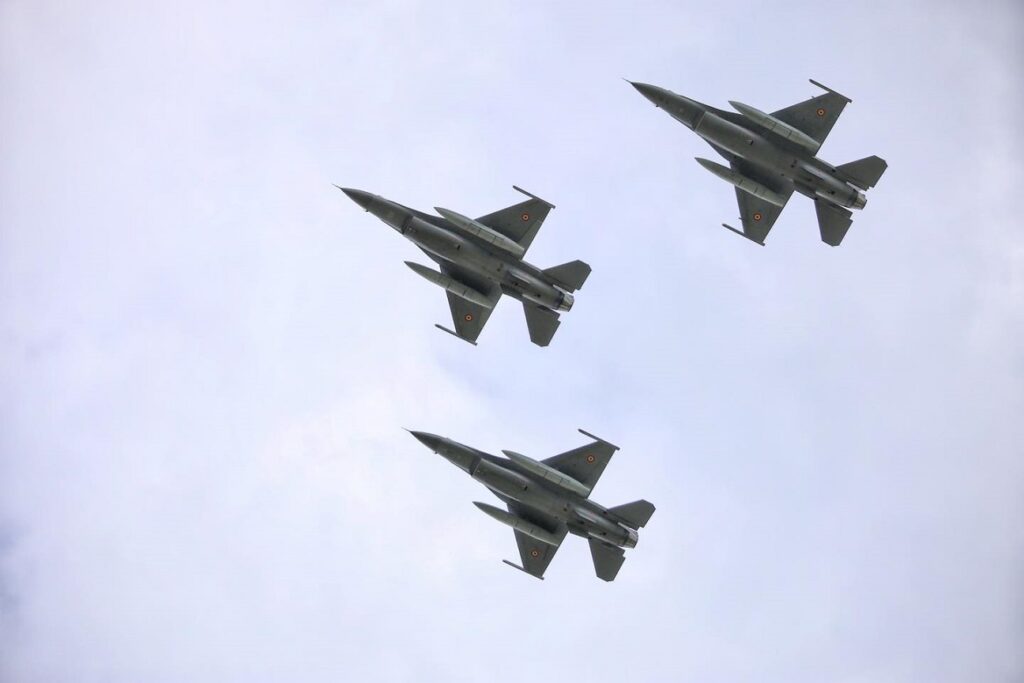 Alertă aeriană în Tulcea. F-16 românești au fost ridicate de la sol după ce au fost detectate drone la granița cu Ucraina