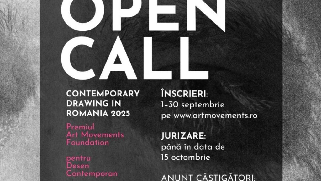 Art Movements Foundation și Scemtovici & Benowitz Gallery, cu sprijinul ALERT Studio, deschid ediția a III-a a Premiului pentru Desen Contemporan