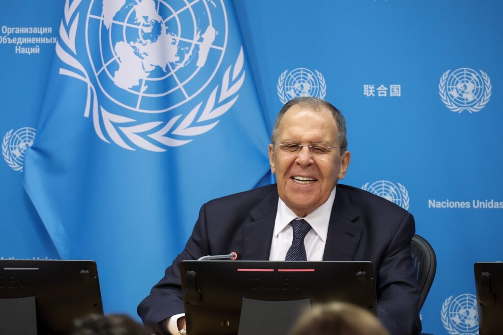 Cum a vorbit Lavrov la o sală goală de la ONU (Video)