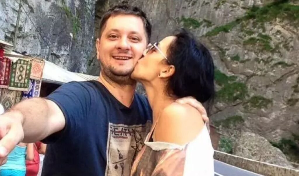 Octavian Strunilă și Oana, soția lui