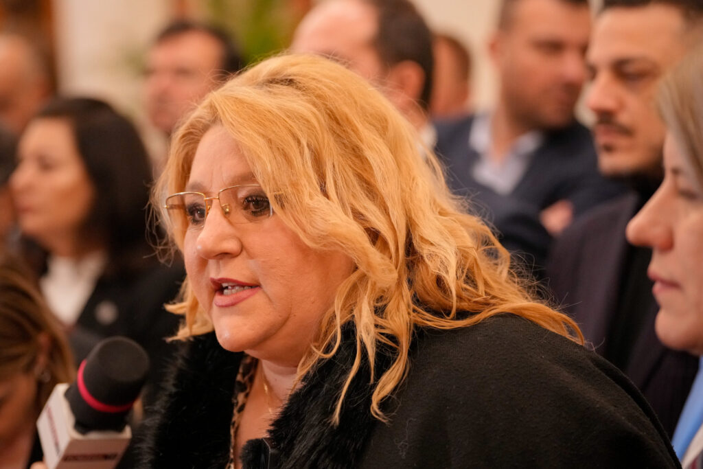 Diana Șoșoacă a fluturat steagul Palestinei pe aeroportul Otopeni. Ea a făcut atacuri la adresa Israel, NATO, Parchetul General și UE