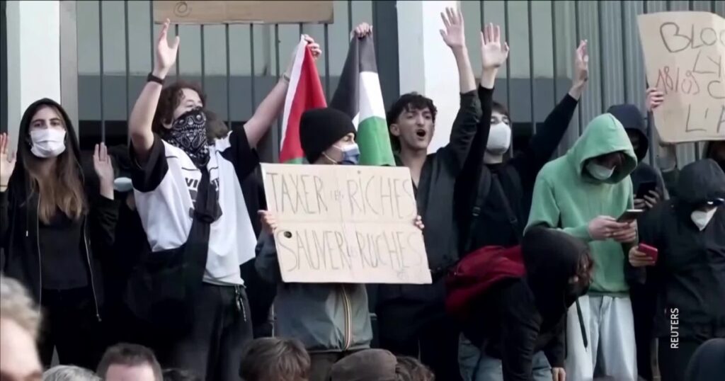 Franța. Proteste naționale împotriva măsurilor de austeritate și a președintelui Emmanuel Macron
