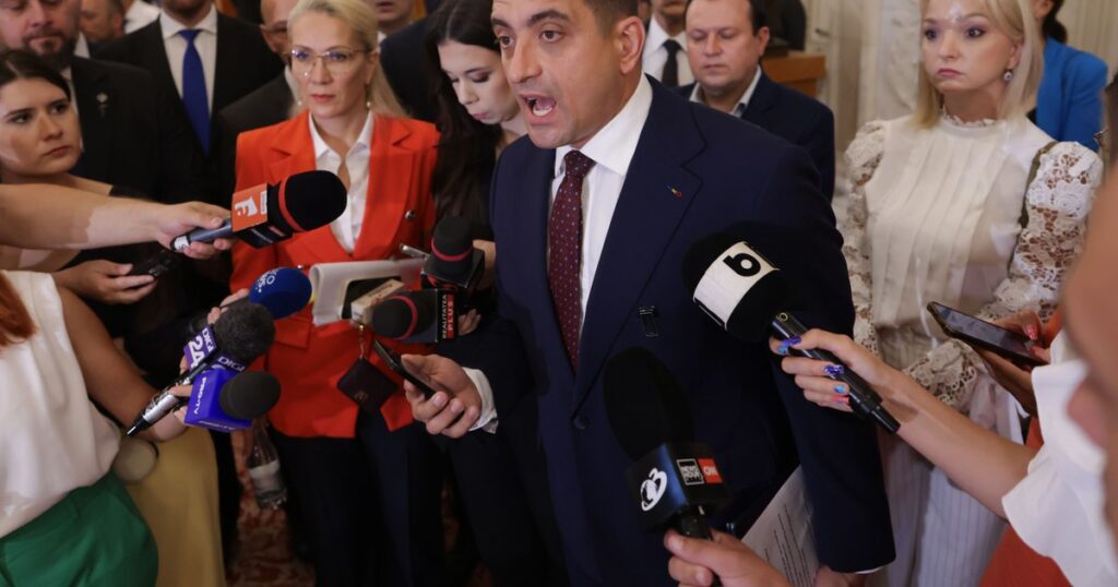 George Simion, la dezbaterea moțiunilor de cenzură: „În ritmul în care ne duce actuala coaliție, vom intra în scurt timp în incapacitate de plată”