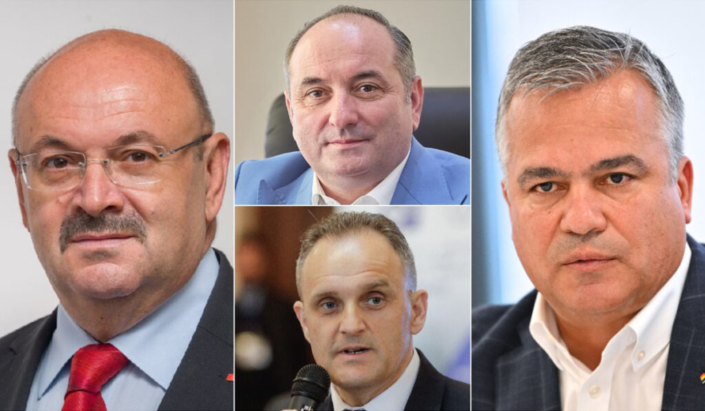 Ion Mînzînă, Daniel Harpa, Daniel Nanu, Adrian Veștea