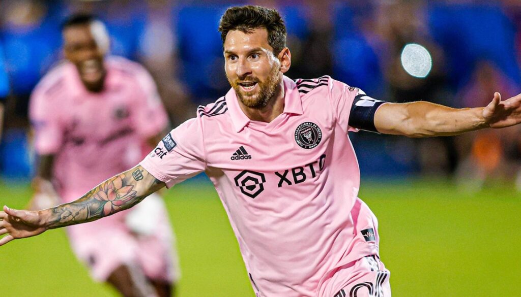 Messi a reușit o dublă pentru Inter Miami în Major League Soccer