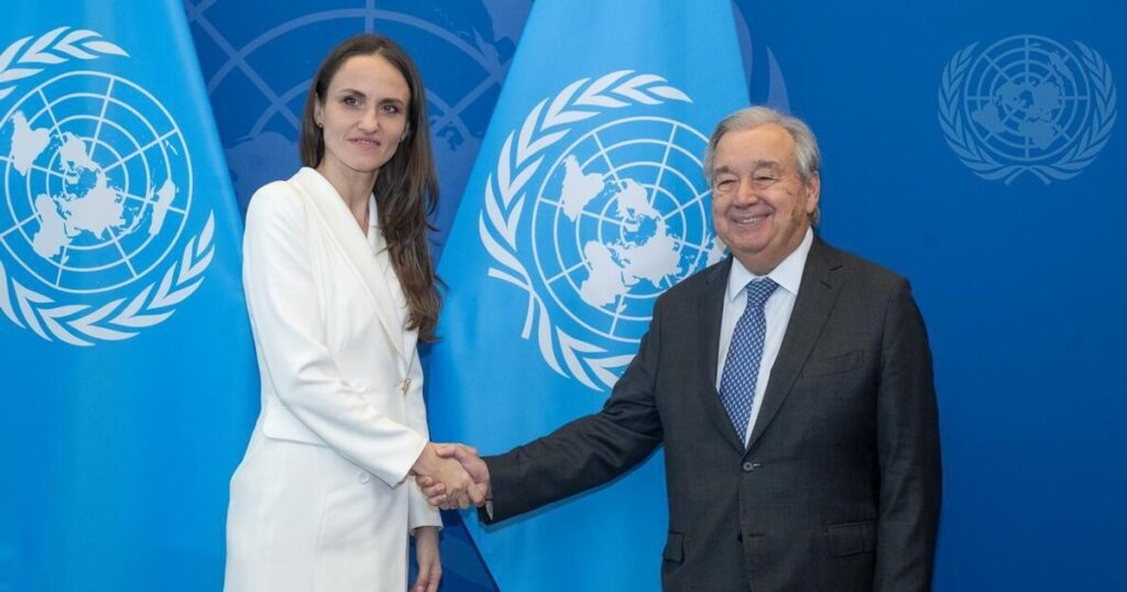 Ministrul de Externe Oana Ţoiu s-a întâlnit cu secretarul general ONU, Antonio Guterres. Ce au discutat cei doi oficiali