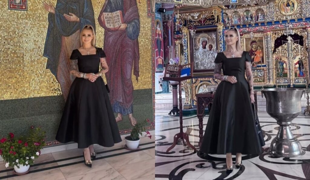 Anamaria Prodan a botezat un băiețel