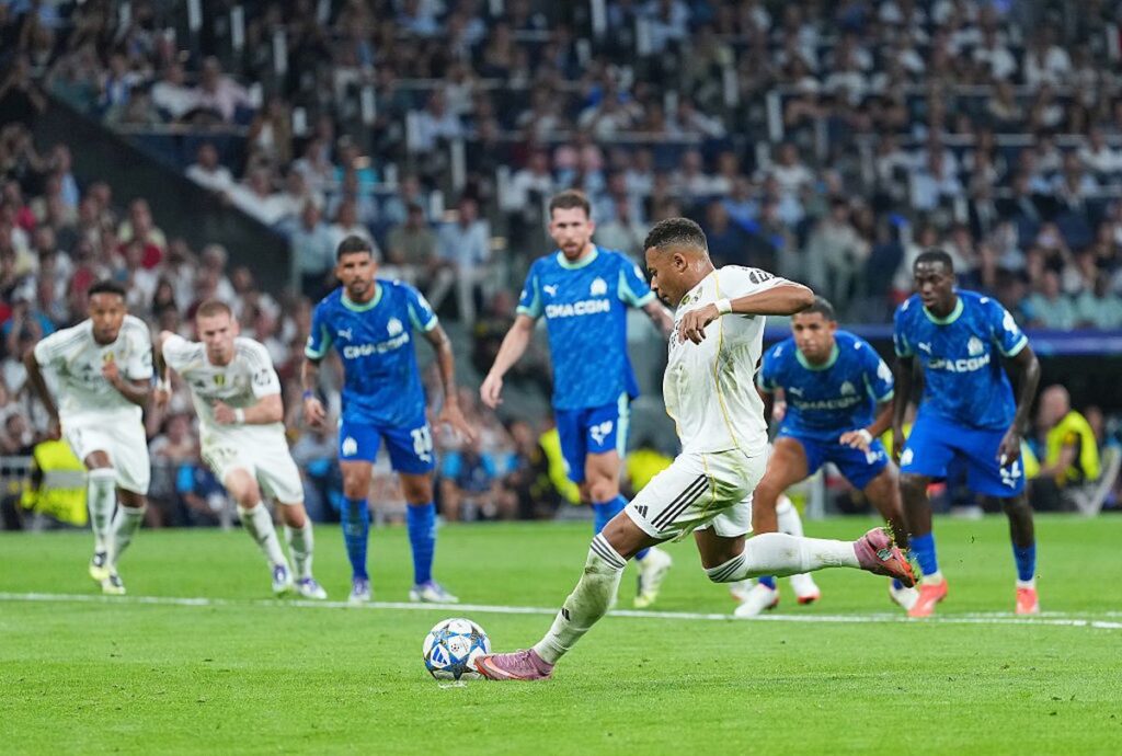 Real Madrid, victorie cu mari emoții la startul Champions League » Mbappe a răpus-o pe Marseille de la 11 metri