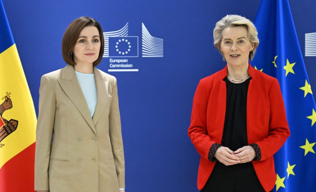 Maia Sandu, Ursula von der Leyen
