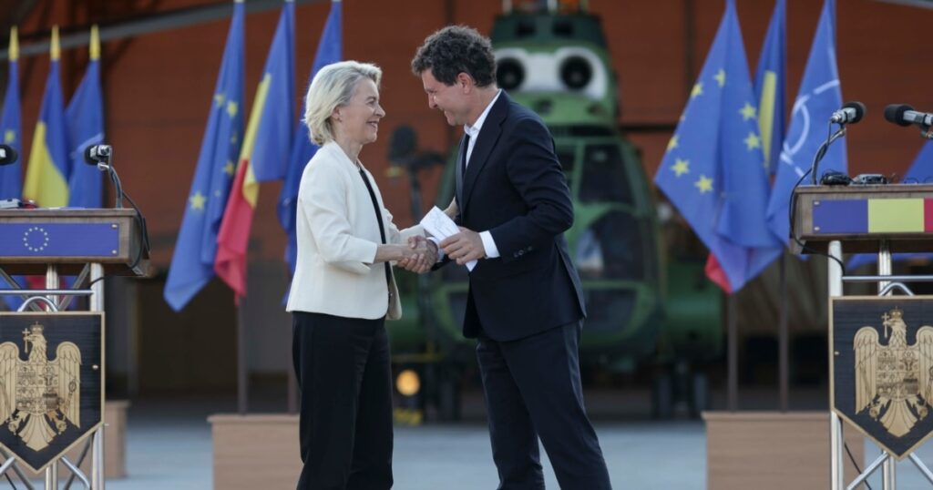 Von der Leyen promite României de 5 ori mai multe investiții în Apărare. „Ne ajutați să menținem Europa sigură”