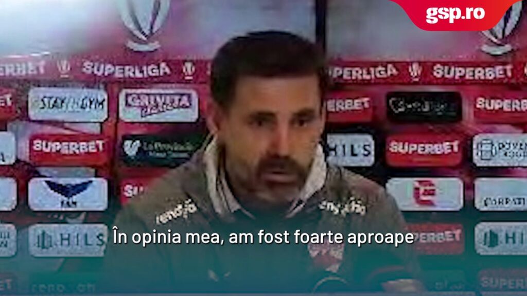 Zeljko Kopic, după Dinamo - Farul: „Adversarul a jucat exact cum ne așteptam. Îl felicit pentru fotbalul prestat în repriza secundă”