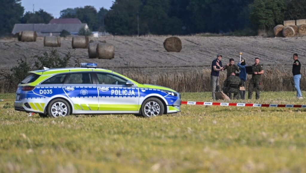 Autoritățile poloneze caută drone rusești în apropiere de satul Wohyn Foto: Profimedia