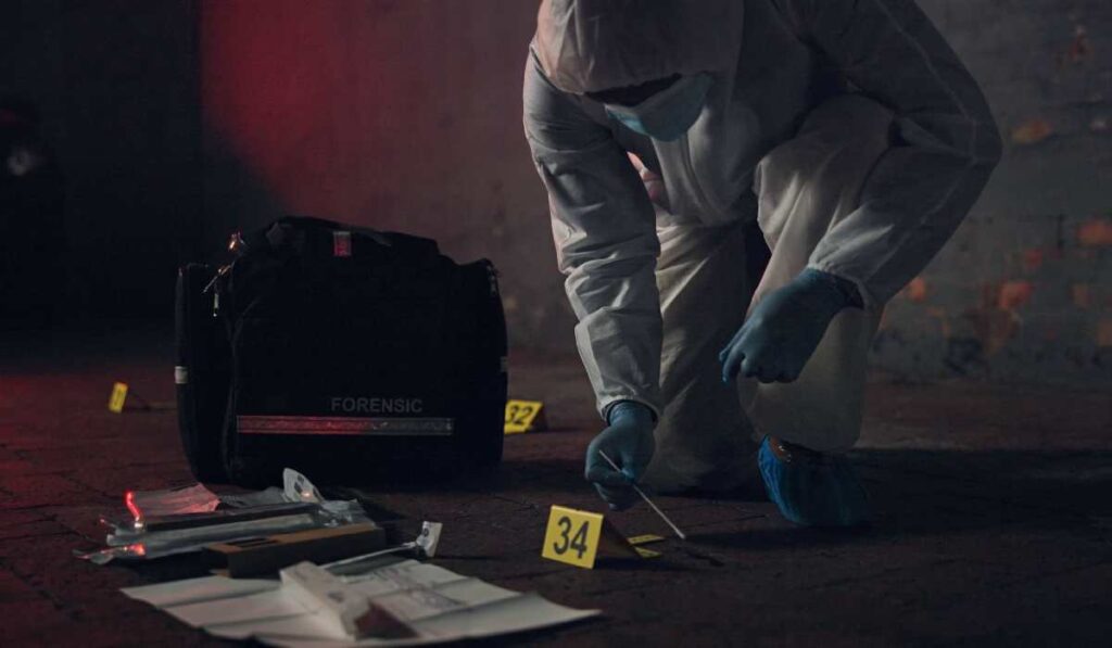 Probe descoperite de anchetator în urma unei crime