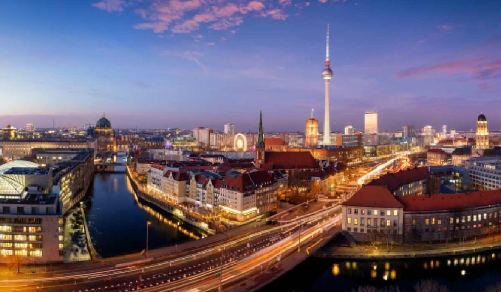 Vedere panoramică a Berlinului