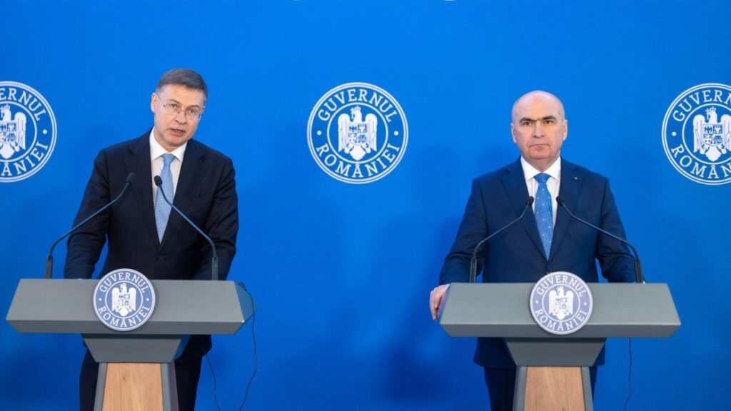 Bolojan l-a întrebat pe Dombrovskis dacă poate amâna jalonul privind pensiile magistraților, dar a fost refuzat Ilie Bolojan l-a întrebat pe comisarul european Dombrovskis în discuția de la Guvern dacă poate amâna jalonul privind pensiile magistraților - Surse
