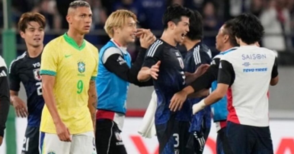 Brazilia a luat bătaie de la Japonia, după ce a condus cu 2-0. Naționala lui Ancelotti și-a făcut harakiri după pauză