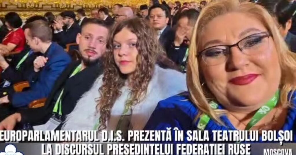 Diana Şoşoacă, față în față cu Putin la Moscova, de unde a lansat atacuri grave la adresa UE şi a aplaudat entuziasmată discursul „țarului”