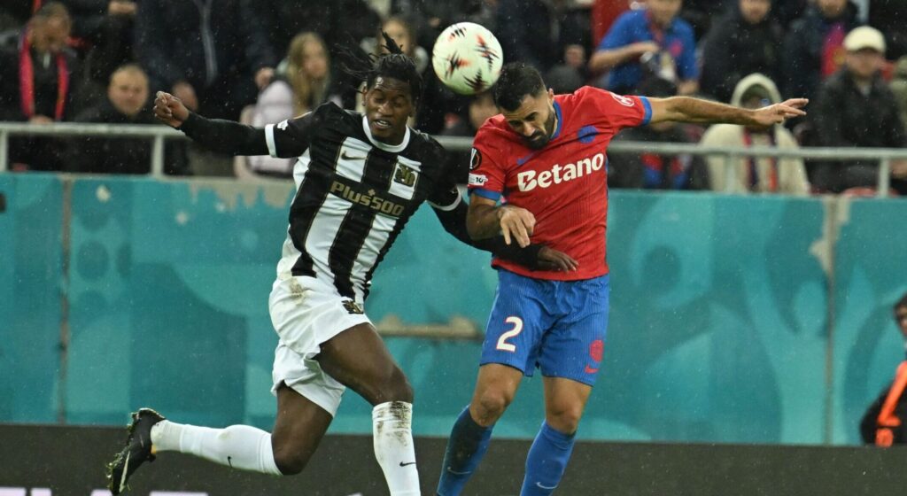 FCSB pierde cu Young Boys după ce a fost dominată copios în prima repriză