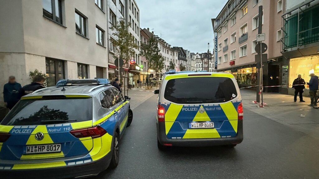 Poliția a izolat locul atacului armat din Giessen Foto: Profimedia