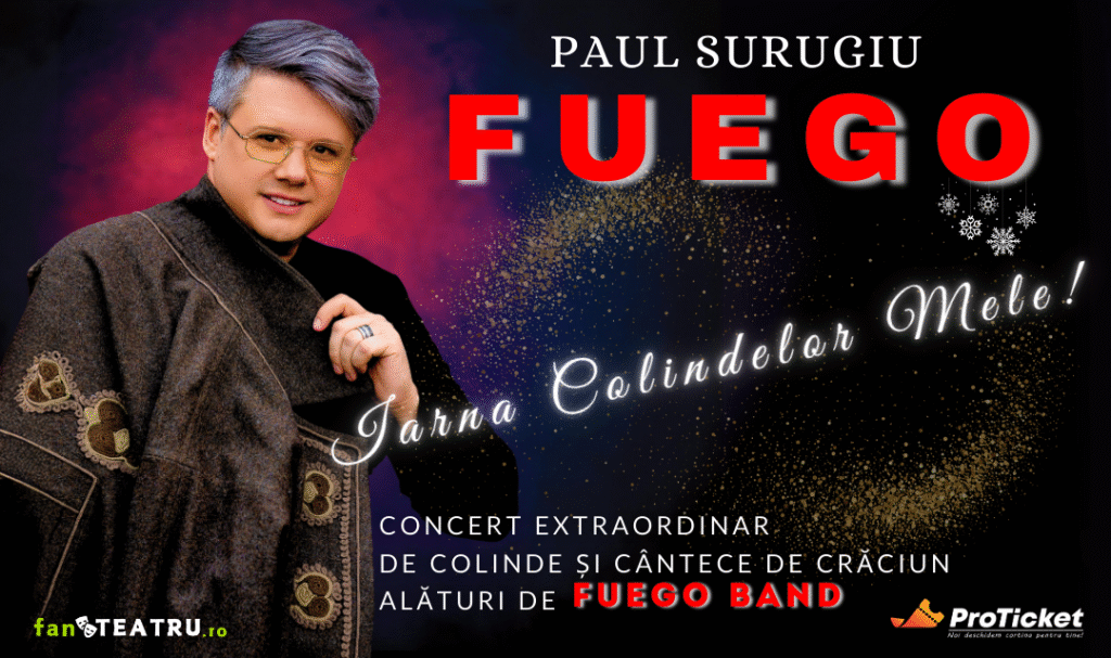 Fuego-Concert extraordinar de colinde și cântece de Crăciun