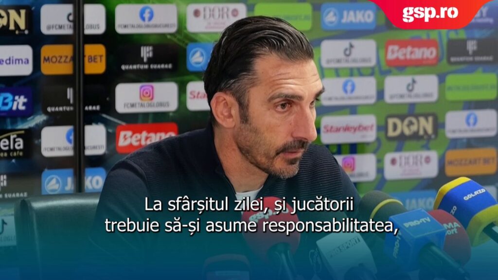 Metaloglobus - FCSB 2-1 » Elias Charalambous: „Atitudinea jucătorilor este o problemă”