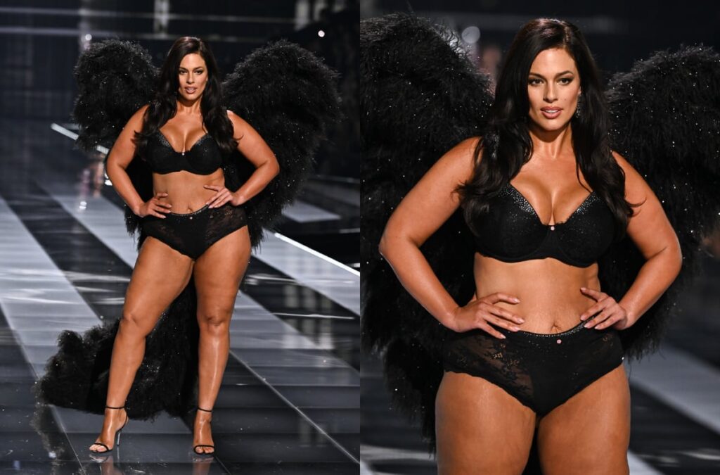 Modelul plus-size care a impresionat la Victoria's Secret Fashion Show 2025. Ashley Graham a purtat lenjerie intimă neagră