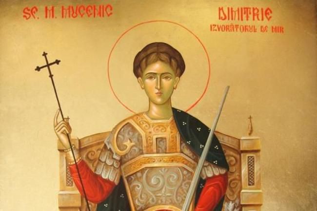 Sfântul Dumitru, sărbătorit pe 26 octombrie. Prenumele celebrate în această zi Sfântul Dumitru, sărbătorit pe 26 octombrie. Prenumele celebrate în această zi