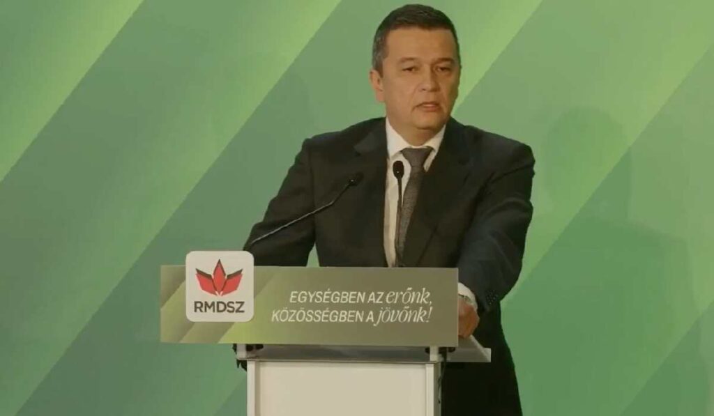 Sorin Grindeanu a ieșit din sală când s-a intonat imnul secuiesc, la Congresul UDMR