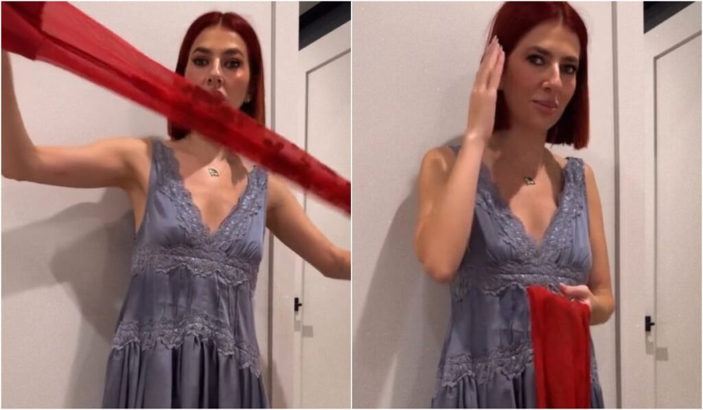 Lidia Buble și-a cumpărat un dres roșu