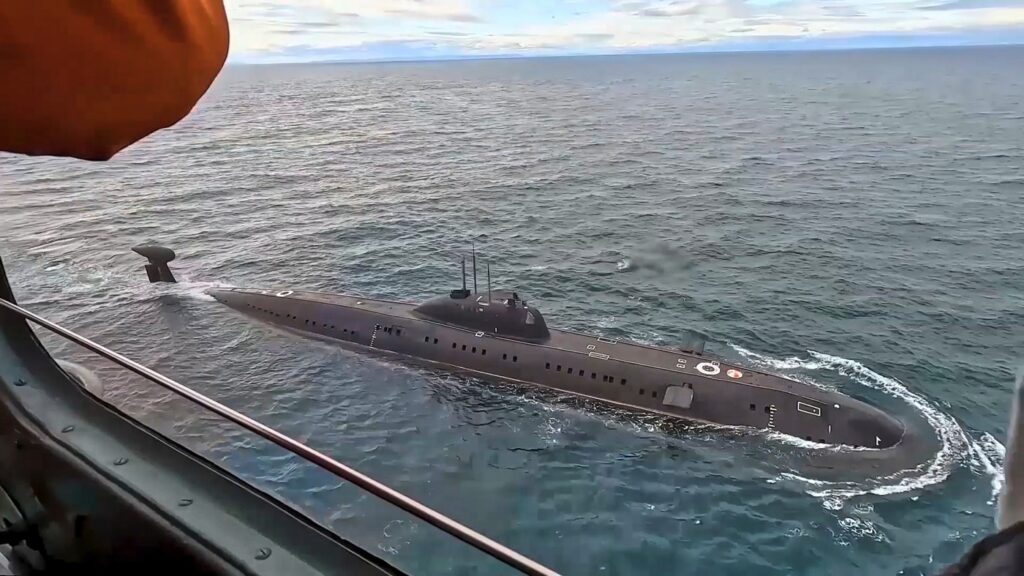 Submarin nuclear rusesc în Marea Barents Foto: Profimedia