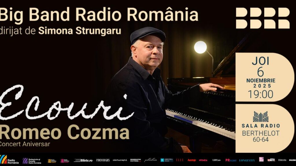 „Ecouri”: concert de jazz dedicat compozitorului și pianistului Romeo Cozma