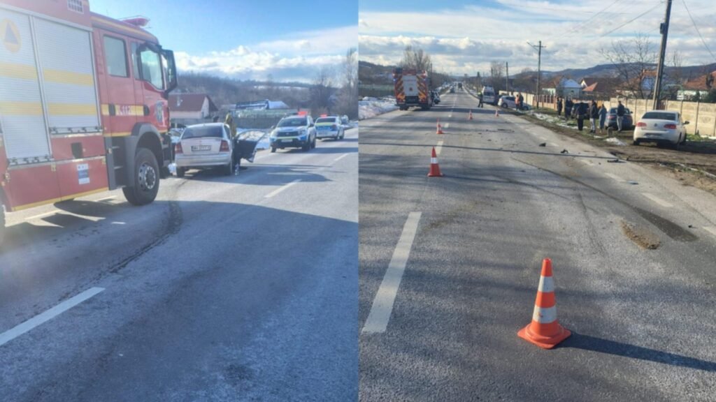 Accident grav în județul Mehedinți. FOTO: Gazeta de Sud