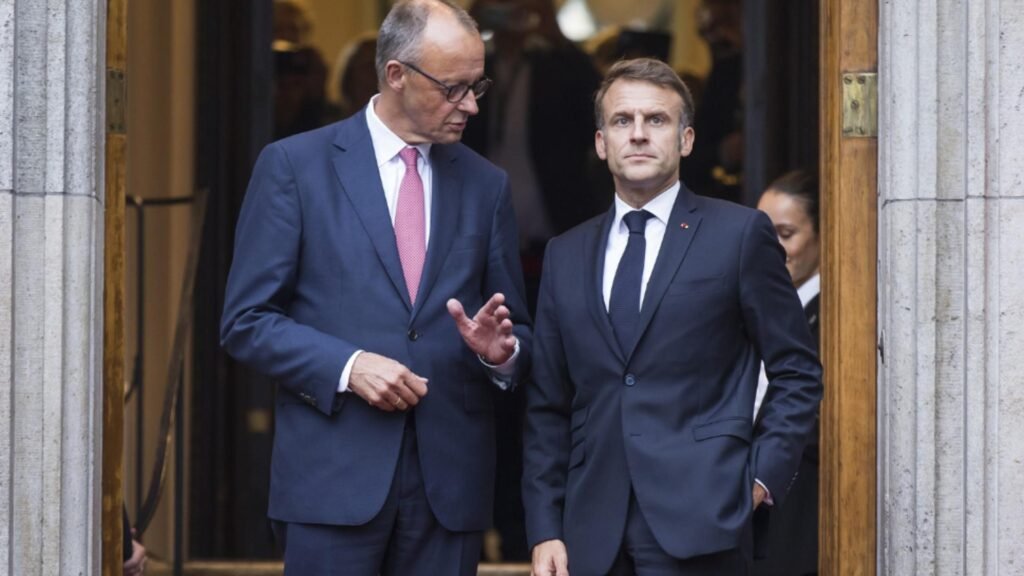 Jocul de putere dintre Emmanuel Macron și Friedrich Merz marchează sfârșitul unei ere de sincronizare în UE. Foto/Profimedia