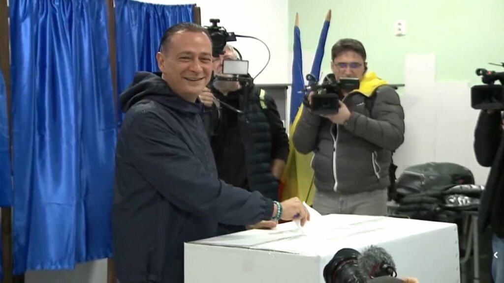 Daniel Băluță a votat pentru Primăria Capitalei (foto: captură)