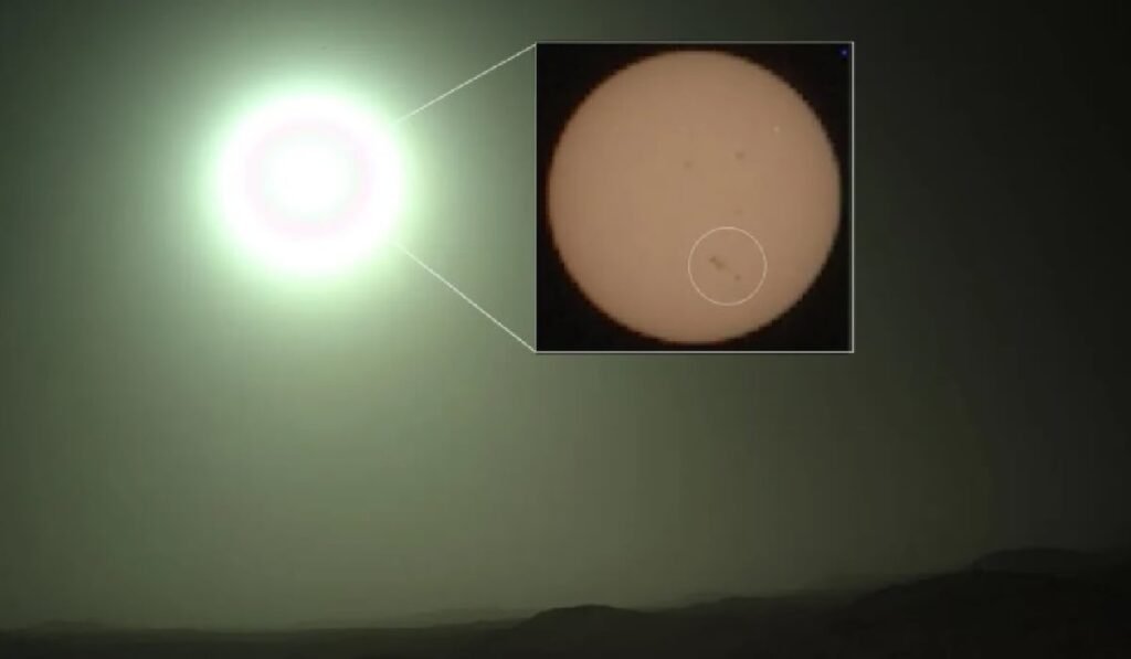 Roverul Perseverance al NASA a observat pentru prima dată complexul de pete solare AR 4294-4296 de pe Marte, atunci când acesta se afla încă pe partea îndepărtată a Soarelui față de Pământ