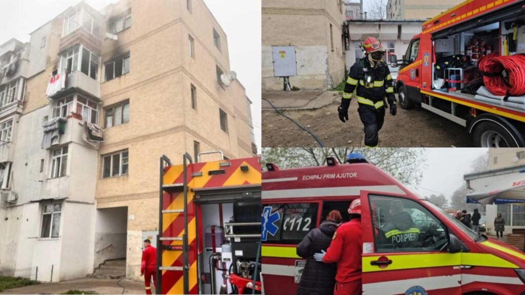 Panică într-un bloc din Botoșani. 24 de persoane au fost evacuate, după ce un incendiu a izbucnit într-o garsonieră Panică într-un bloc din Botoșani. FOTO: ISU