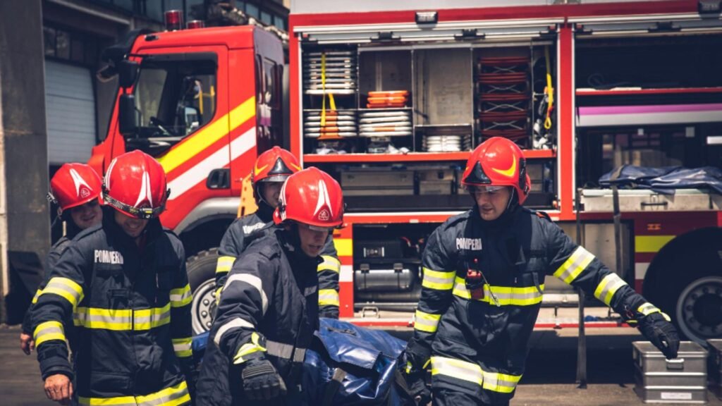 Incendiu într-un apartament din Târgoviște: un bărbat a suferit arsuri la brațe, 11 persoane s-au autoevacuat/ Arhivă foto