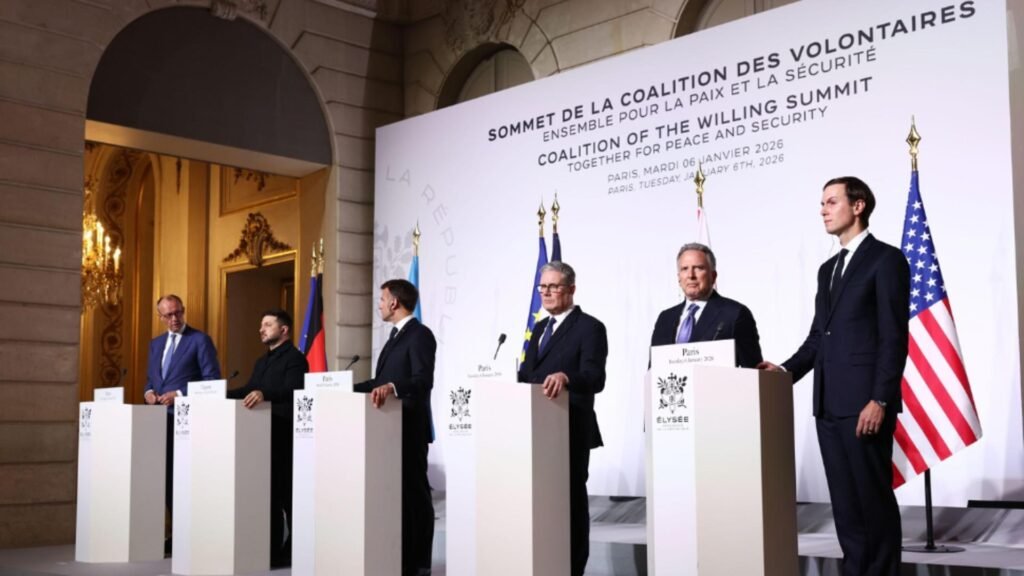 La reuniunea găzduită de Palatul Élysée au participat peste 20 de lideri din „Coaliția de Voință”. Foto/Profimedia