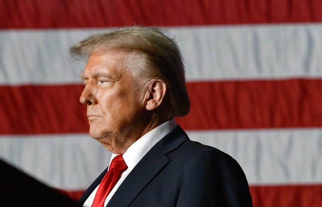 Trump a apărut din nou cu vânătăi,