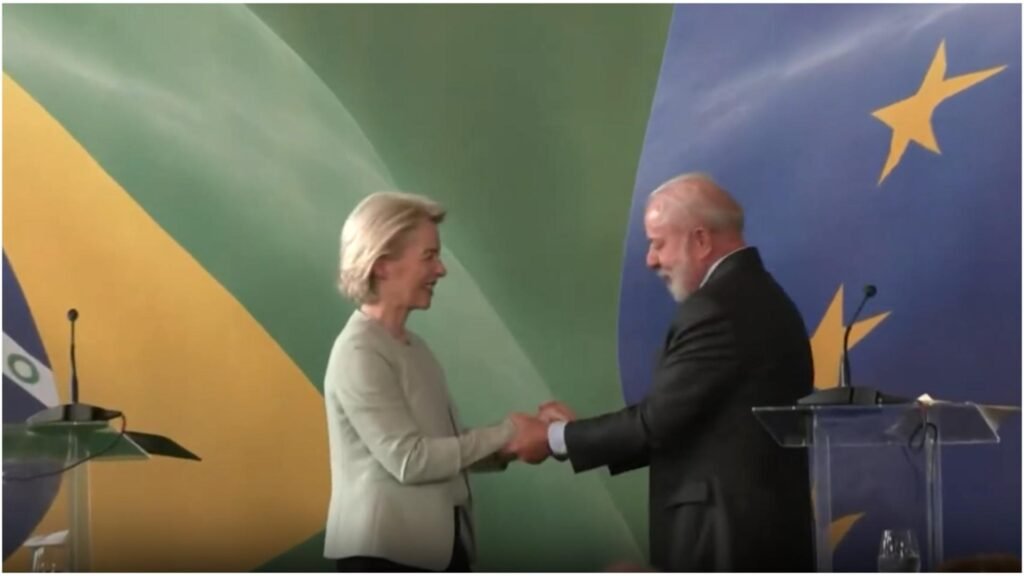 Ursula von der Leyen a bătut palma cu liderii din Mercosur