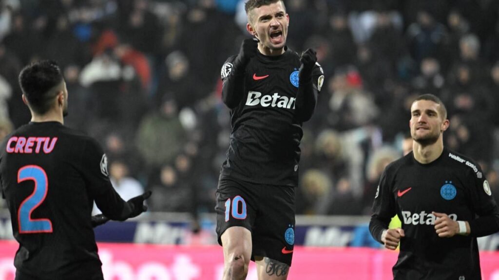 FCSB, victorioasă la Galaţi, 4-1 cu Oţelul, în Superligă