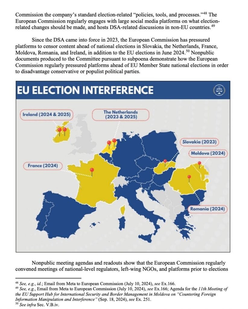 Raportul citat în dezbaterile despre cenzura din Europa nu este document oficial al Congresului SUA