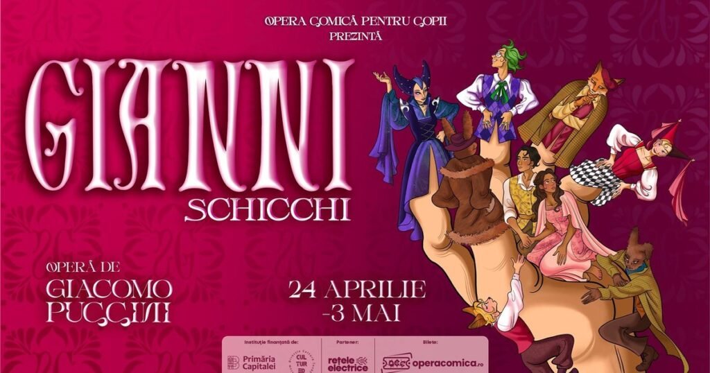 Luna aceasta, Opera Comică pentru Copii aduce în premieră singura comedie a lui Puccini