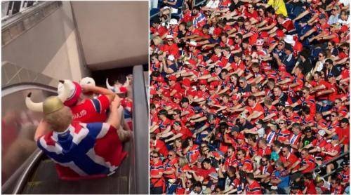 Norvegienii s ar putea să aibă cei mai tari fani de la Cupa Mondială 2026. Vâslitul viking în sincron în tribune și la metrou Norvegienii s ar putea să aibă cei mai tari fani de la Cupa Mondială 2026. Vâslitul viking în sincron în tribune și la metrou