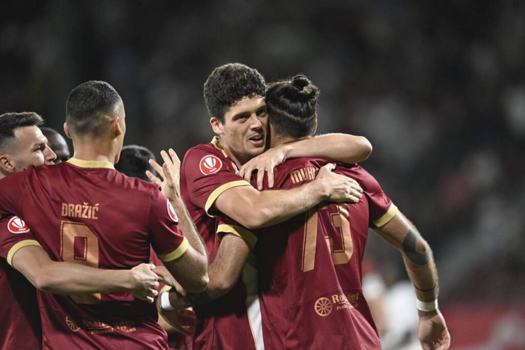 CFR Cluj, victorie clară cu Alashkert și calificare în turul trei preliminar din Conference League "CFR Cluj Secures Dominant Victory over Alashkert, Advances to Third Qualifying Round of Conference League"