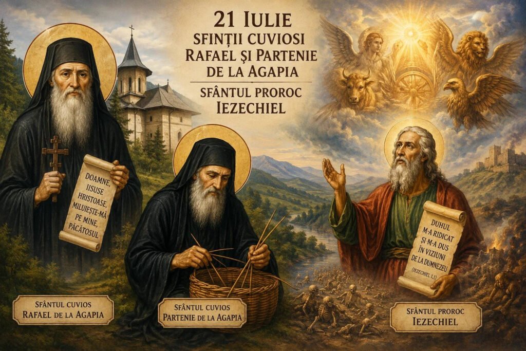 Cinstirea Sfinților Cuvioși Rafael și Partenie de la Agapia pe 21 Iulie: Tradiții și Semnificații